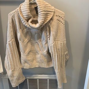 Tan turtle neck sweater